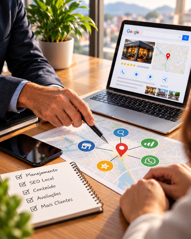 Gestão estratégica do Google Meu Negócio para aumentar a visibilidade da empresa
